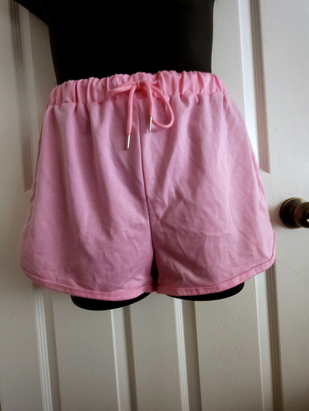 FREE New Pink Women's Jogger Shorts Plus Size XL With Purchase of Black Shorts